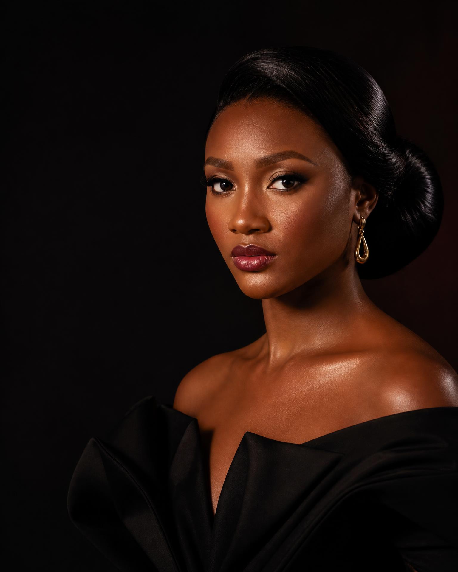 Glam By Omoye editorial beauty look